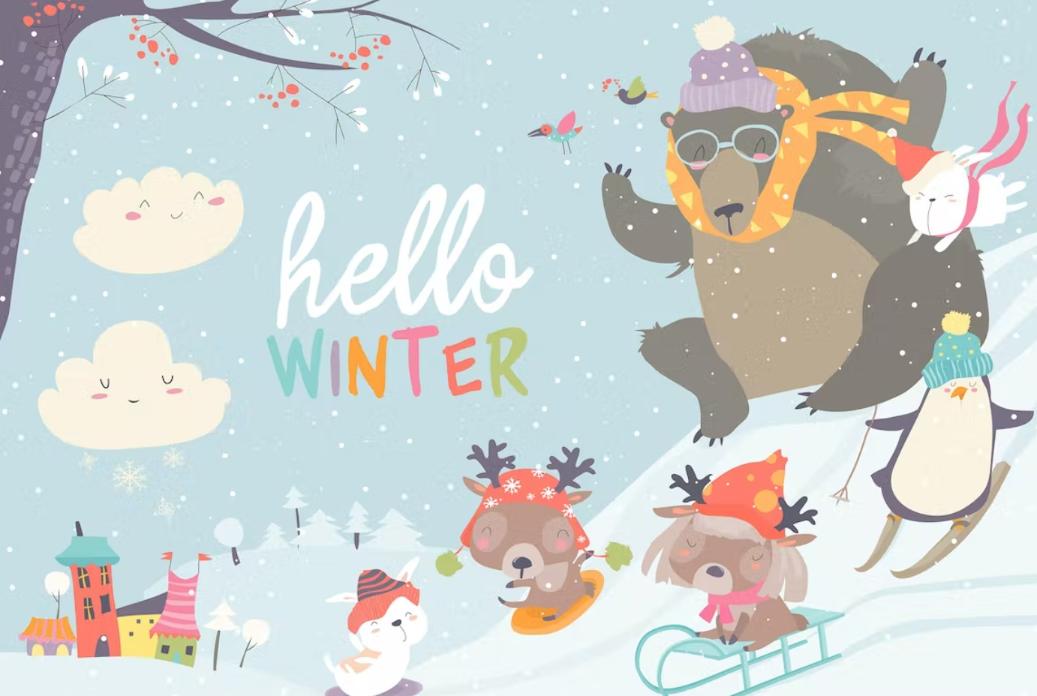 Cute Winter Illustration Designs