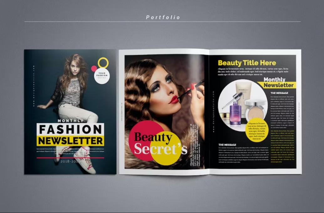Editable Fashion Newsletter Template