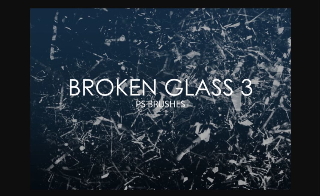 Free Broken Glass PS Brushes
