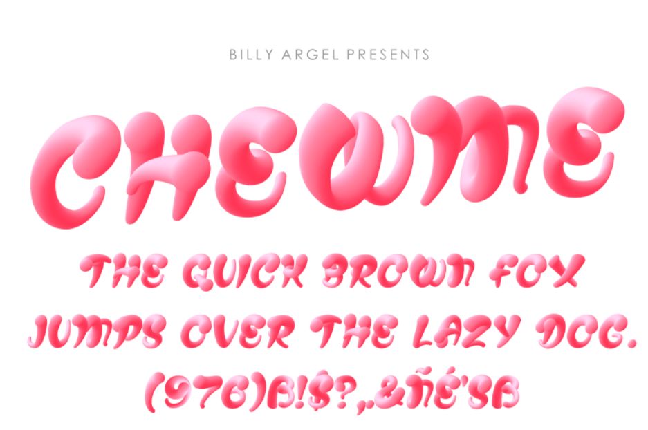 Free Chewing Gum Fonts