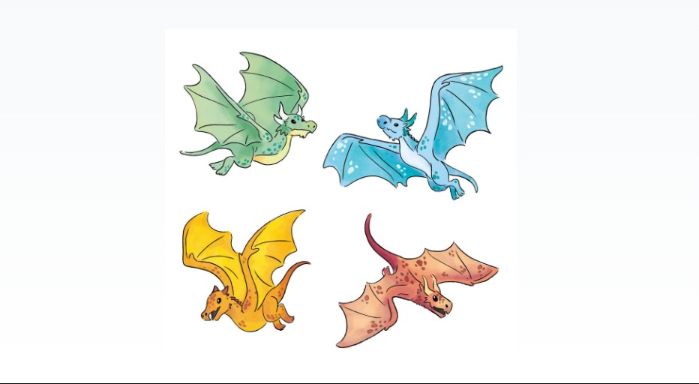 Free Cute Dragon Vectors