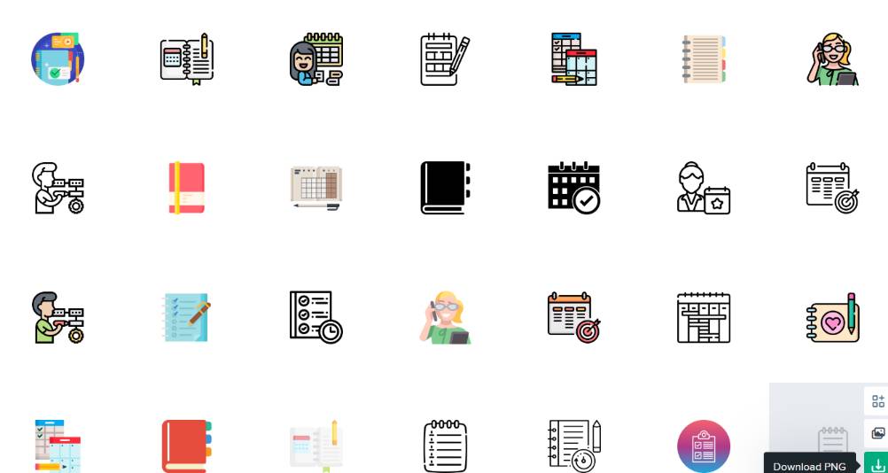 Free Daily Planner Icons