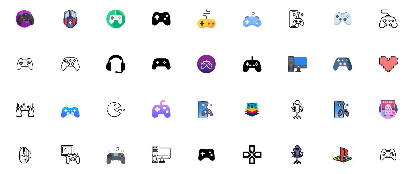 Free Gaming Icons Set