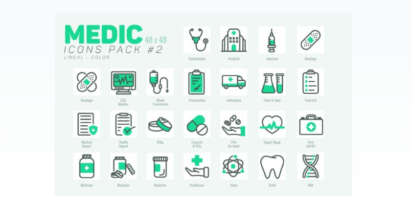 Free Medic Icons Pack