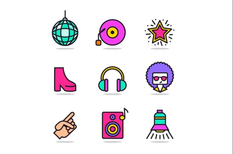 Free Retro Design Icons