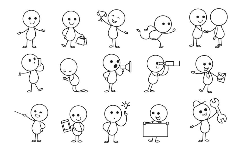 Free Stickman Illustration Design