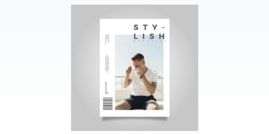 Free Stylish Magazine Template