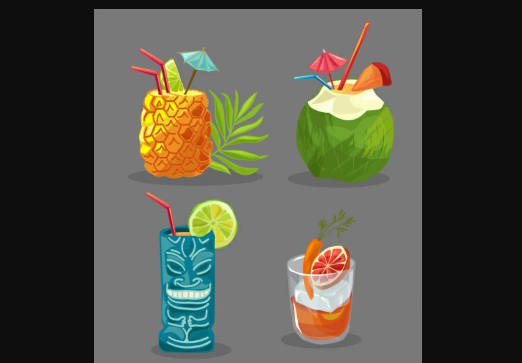Free Tropical Drinks Icons
