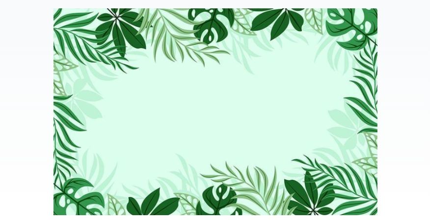 Free Tropical Leaves Background