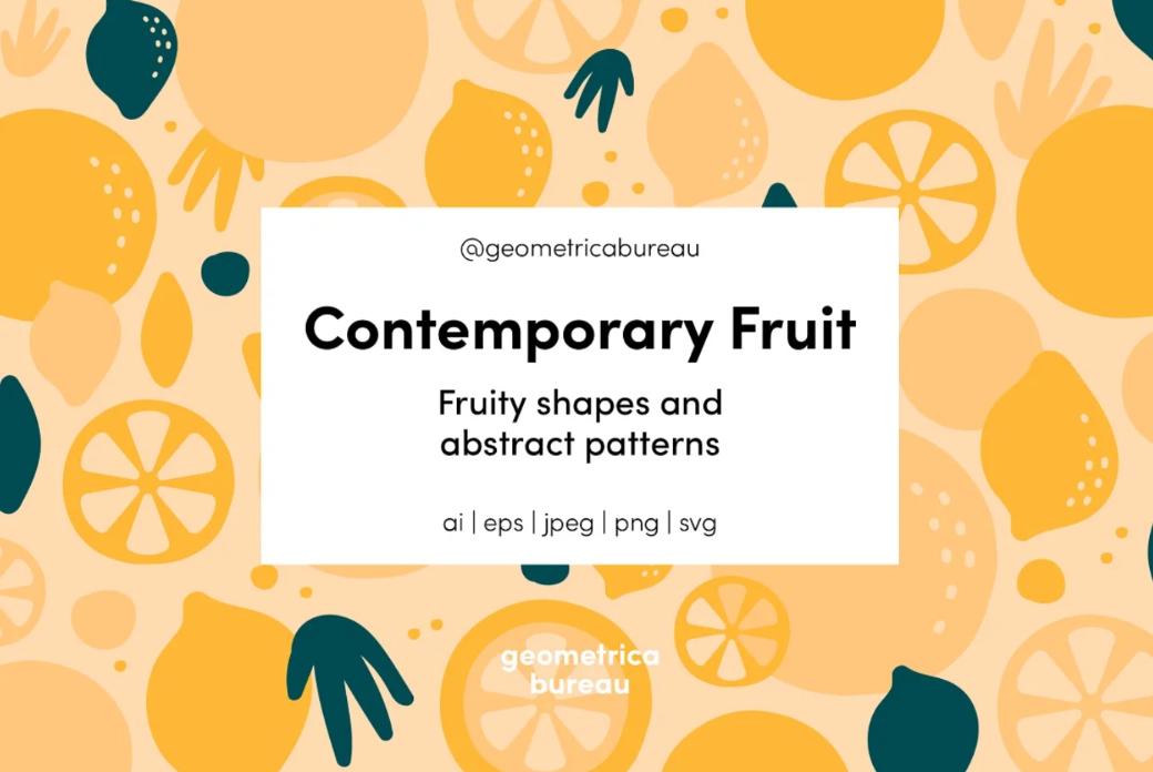 Fruit Shapes and Pattern Designs