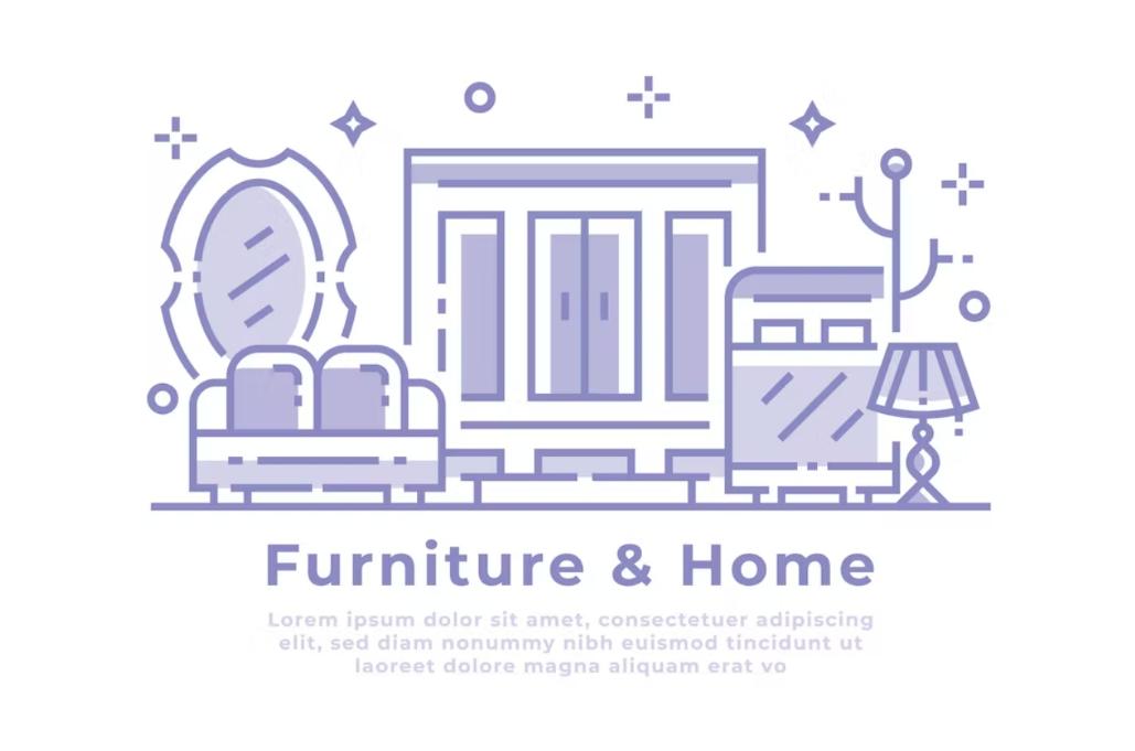Furniture and Home Vector Design