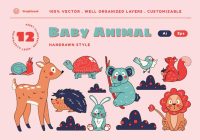 Baby Animal Illustrations