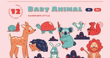 Baby Animal Illustrations