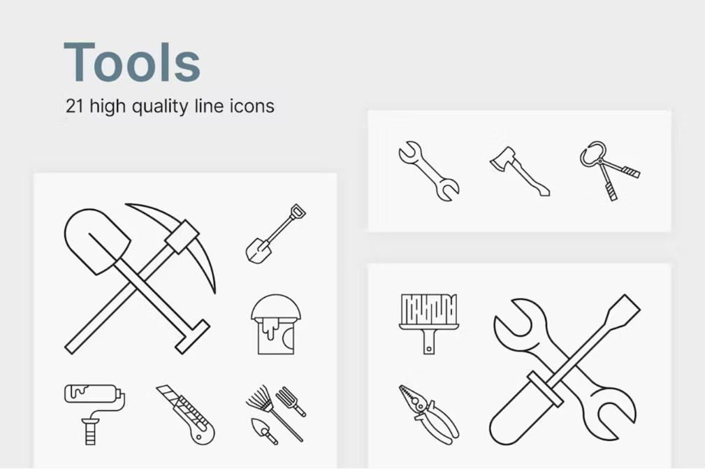 High Quality Tools Icons
