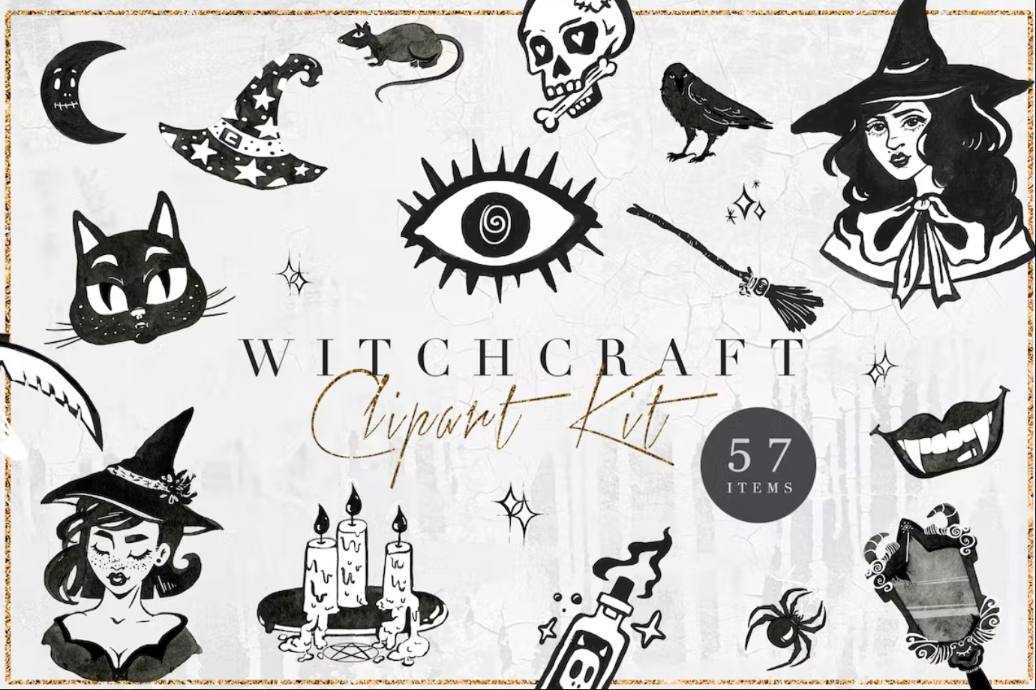 High Quality Witch Craft Cliparts