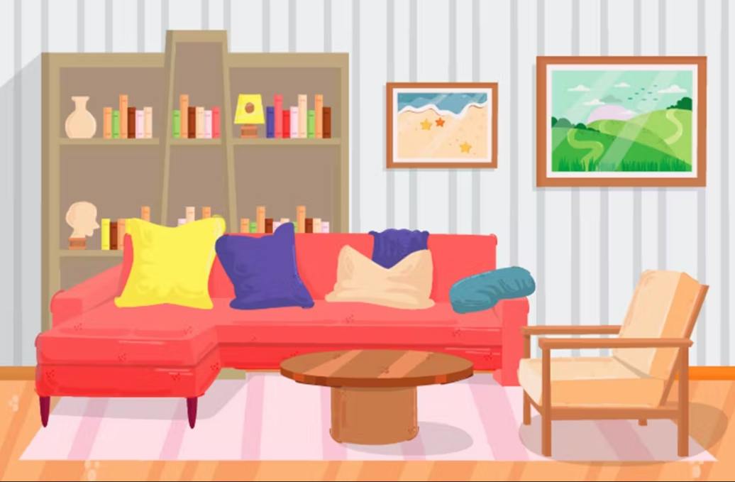 Home Interior Background Design