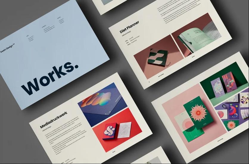 InDesign Graphic Design Portfolio Templates