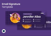 Editable Email Signature Template