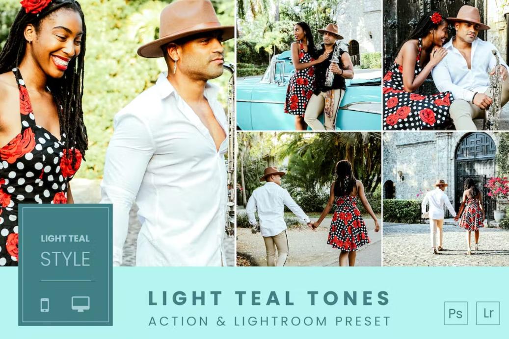 Light Teal Lr Presets