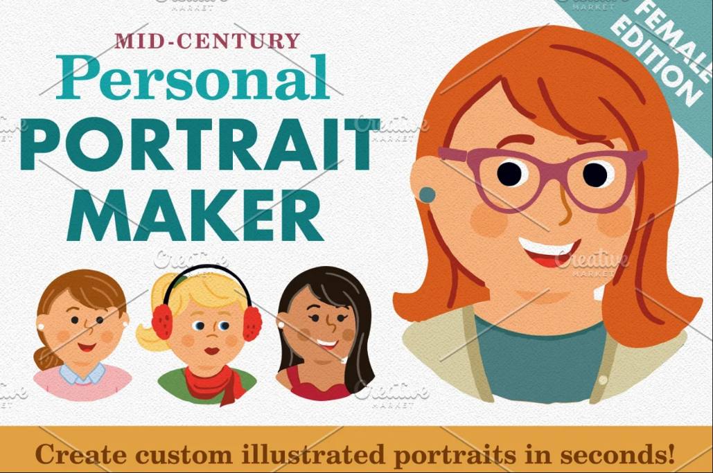 Mid Century Portrait Maker