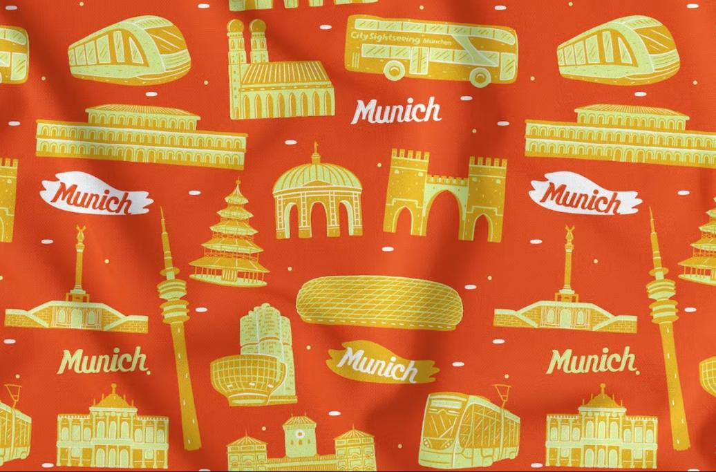 Munich Seamless Pattern Designs