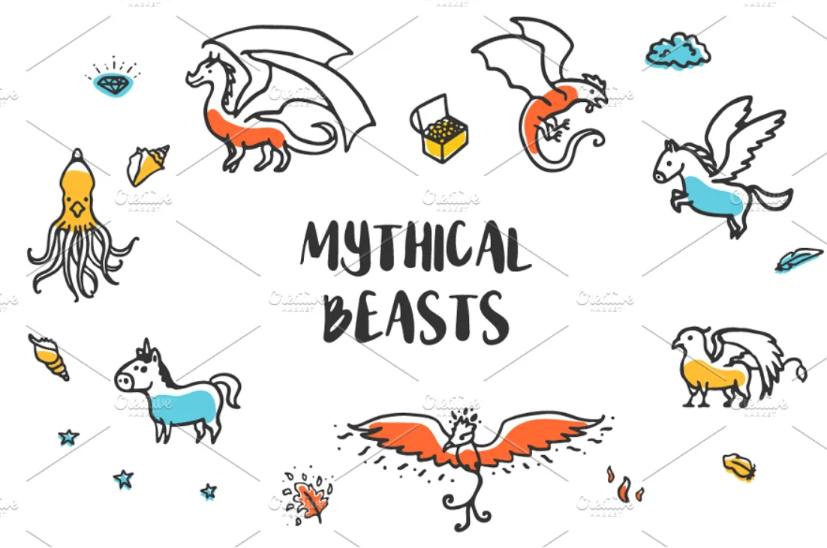 Mythical Creature Illustrations Designs