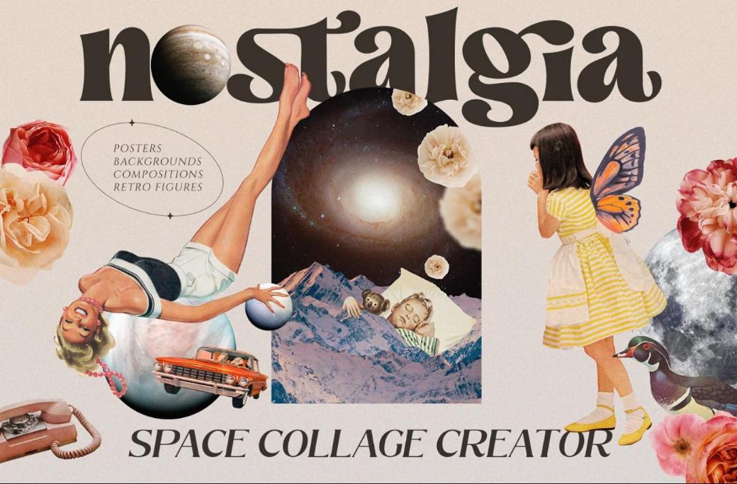 Nostalgia Space Collage Creator Ki