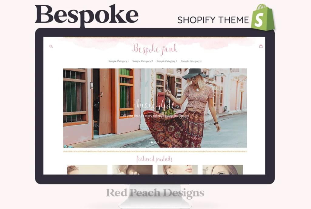 Pink Feminine Shopify Website