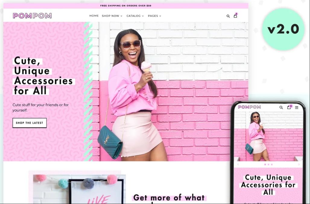 Pink Shopify Business Theme
