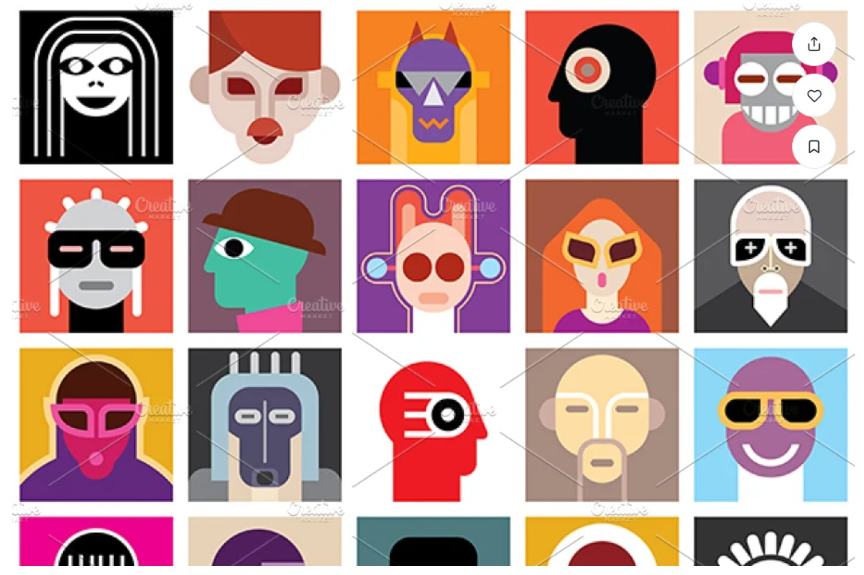 Professional Avatar Vector Icons