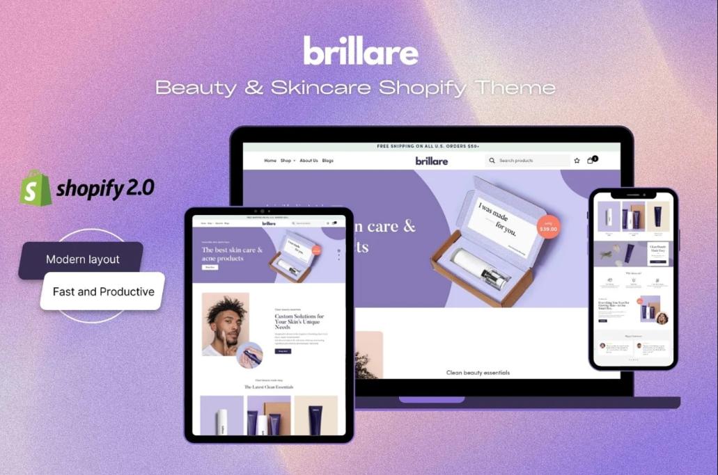 Skin Care Products Shopify Theme