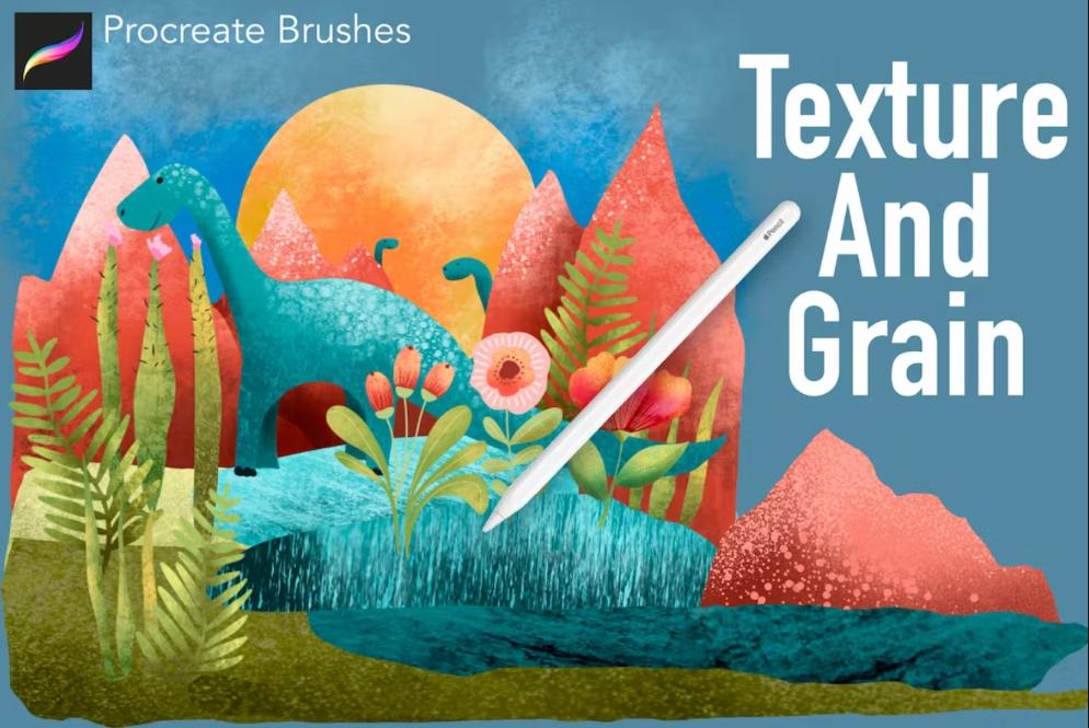 Texture and Grain Procreate Brush