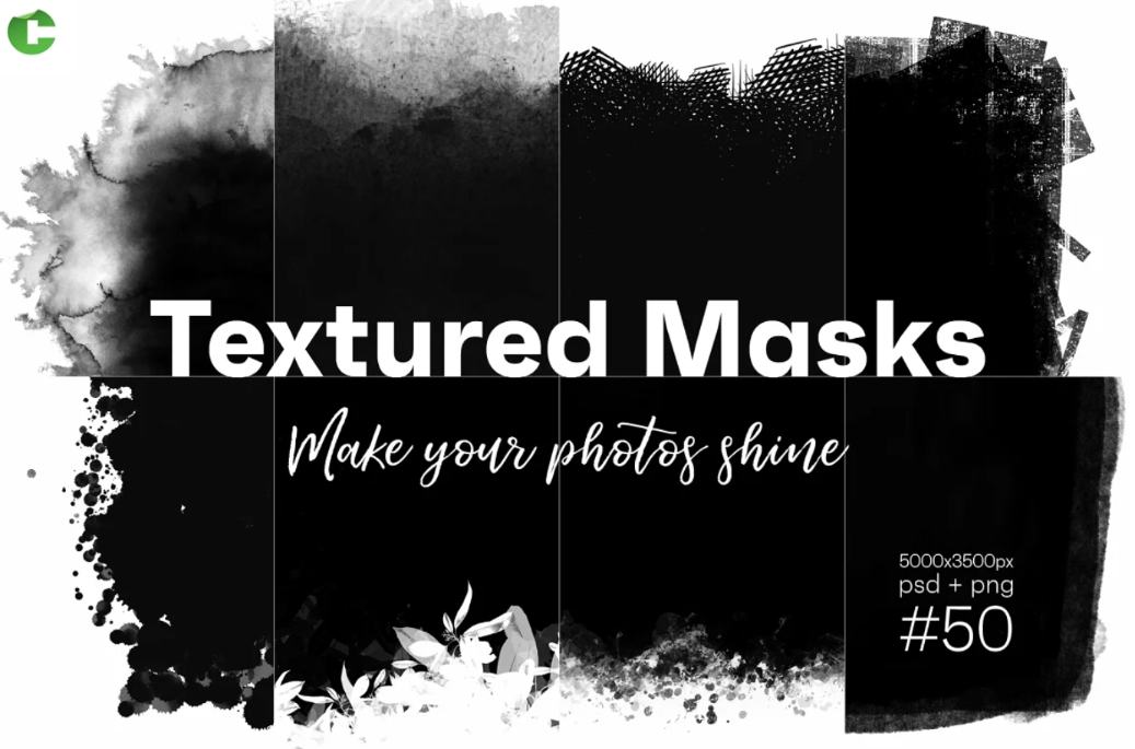 Textured Abstract Masks for Photos