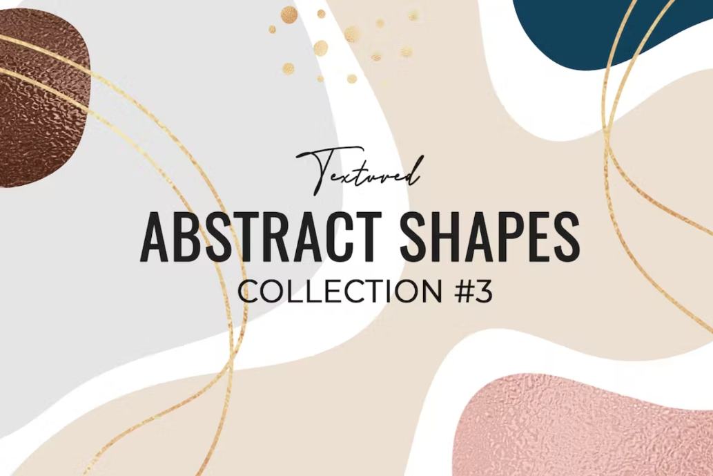 Textured Abstract Shapes Vectors