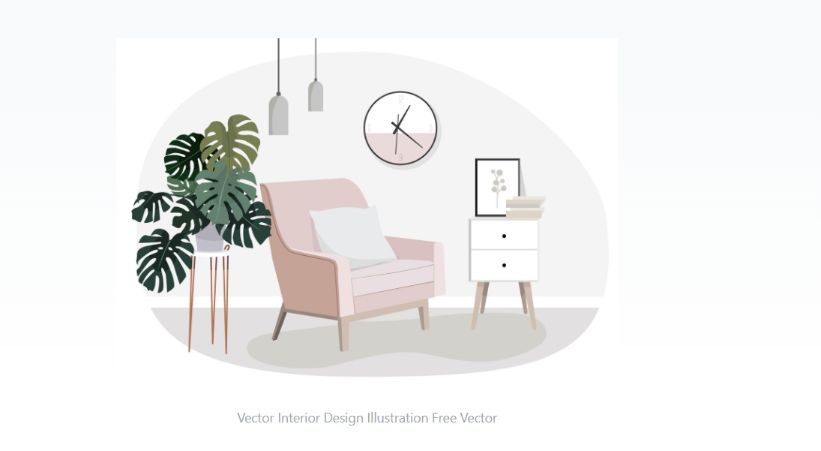 Vector Interior Design Illustration