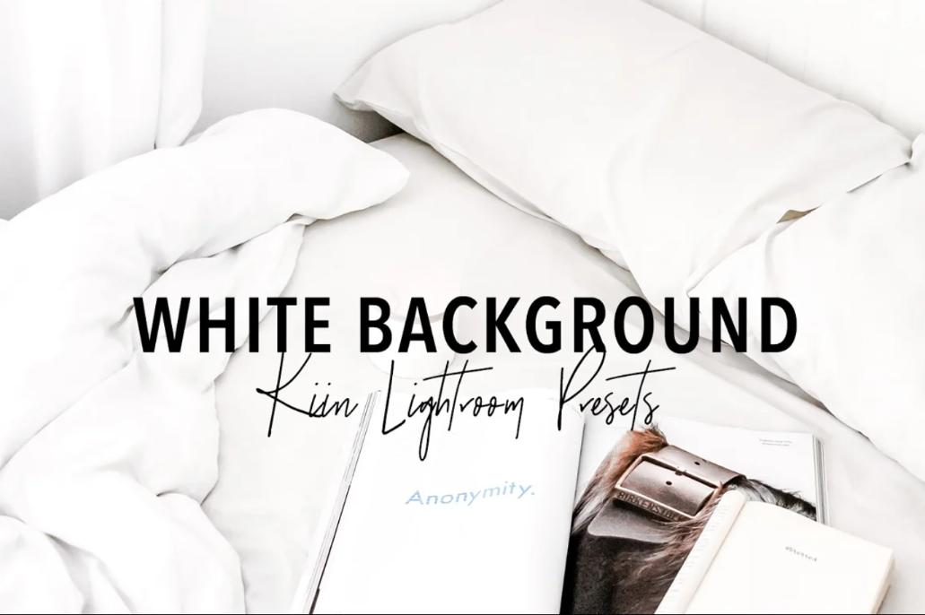 White Background Lr Preset