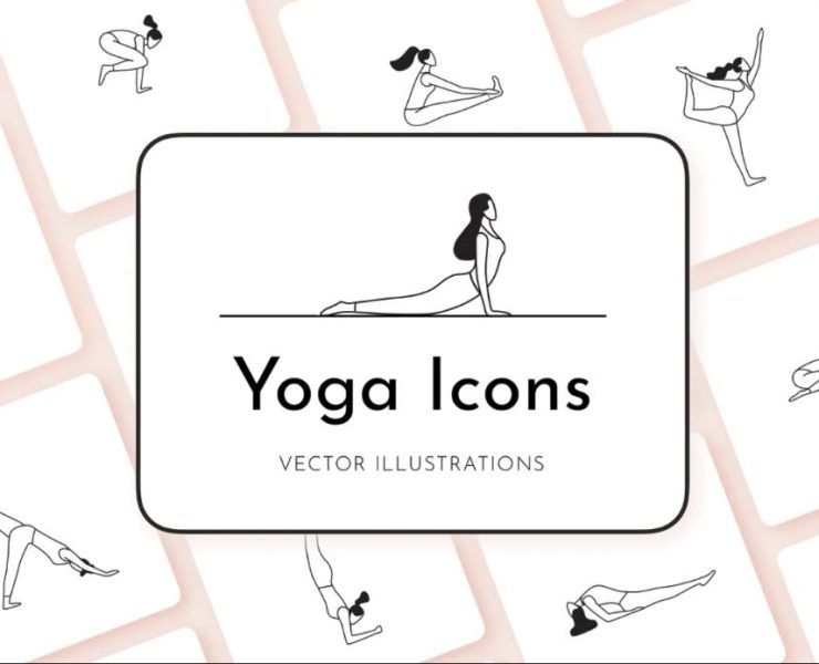 15+ Yoga Icons SVG AI EPS PNG FREE Download