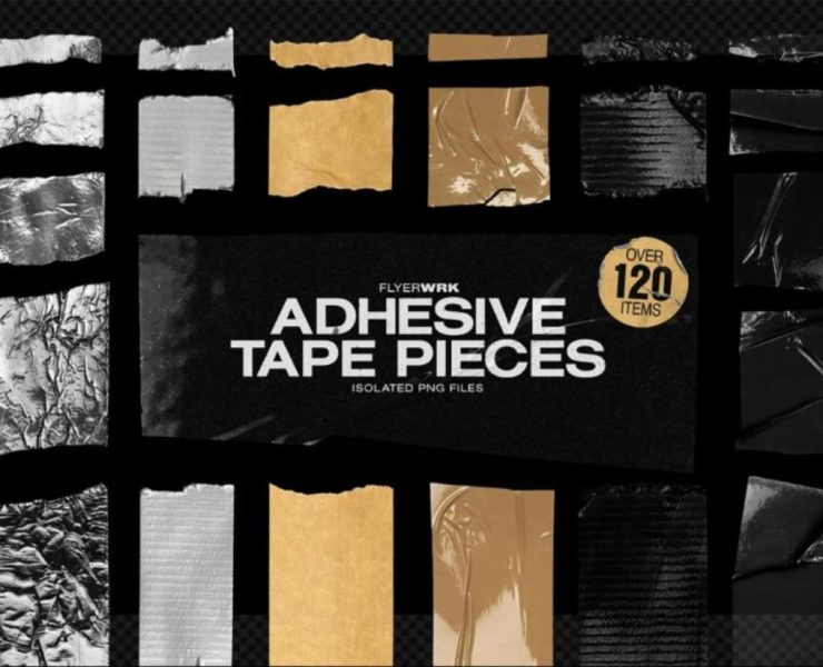 Adhesive tape elements