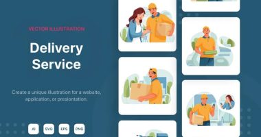 Delivery Services Illustrations