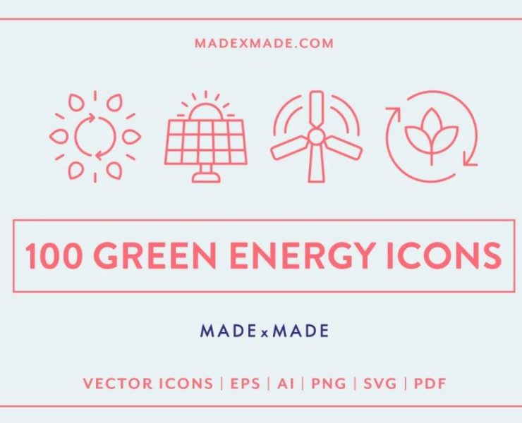 15+ Green Energy Icons Set FREE Download