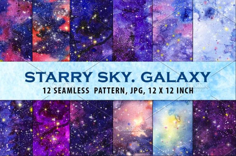 12 Starry Sky Pattern Designs