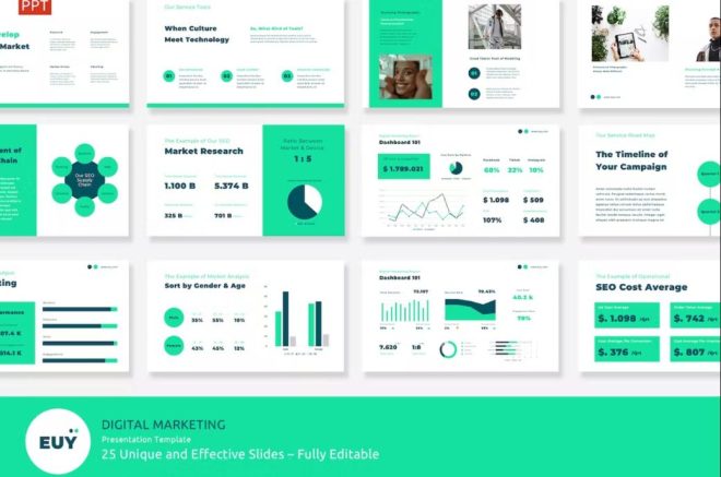 15+ FREE Digital Marketing Presentation Template - Graphic Cloud