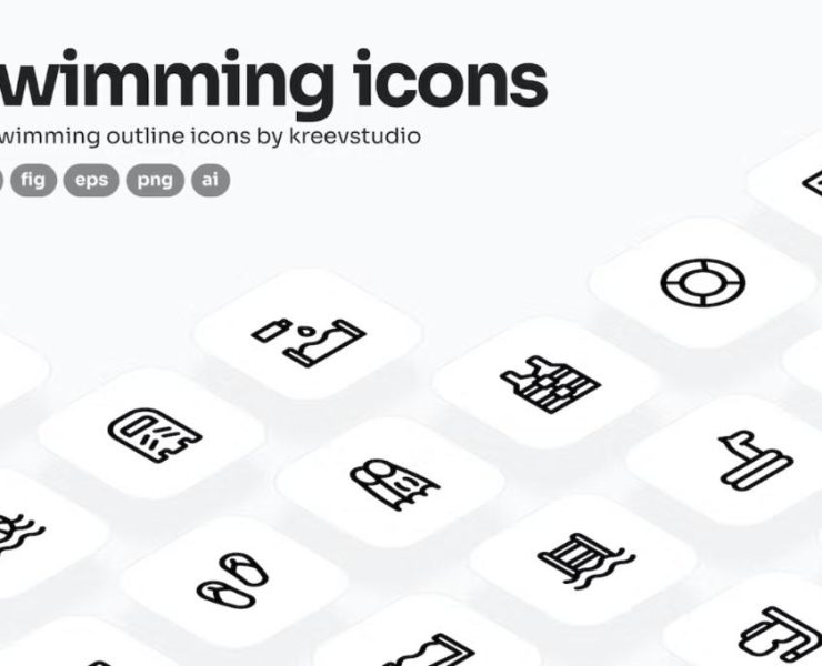 15+ Swimming Icons SVG EPS FREE Download