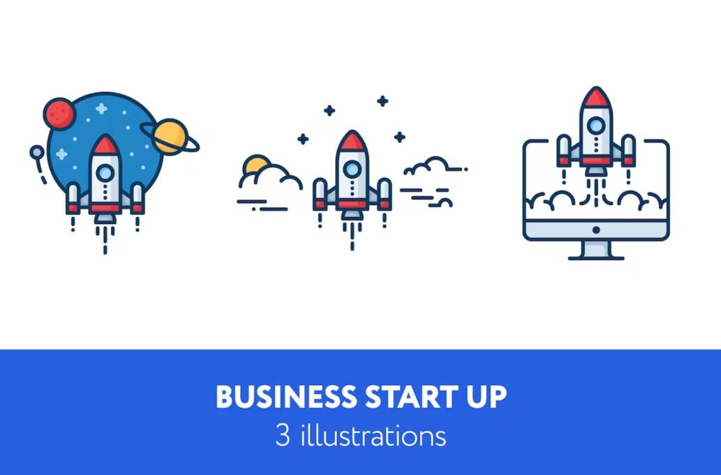 3 Business and Startup Vectors
