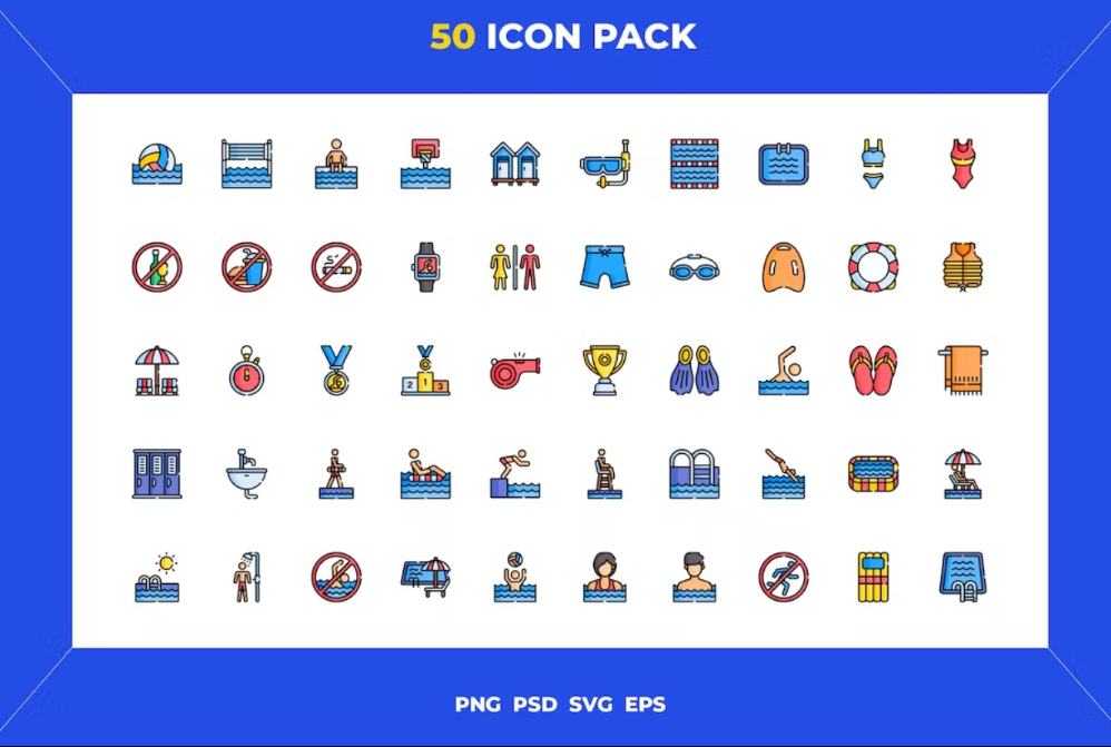 50 Beautiful Icons Set