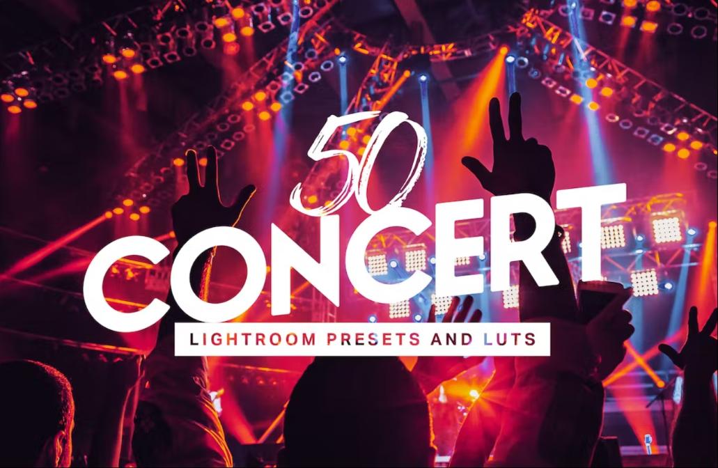 50 Concert Lightroom and LUT