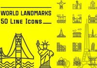 World Landmark Icons