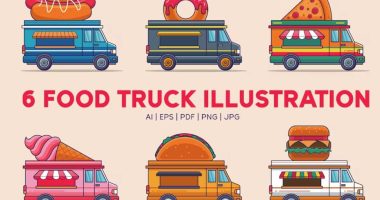 Food Truck Illustrations