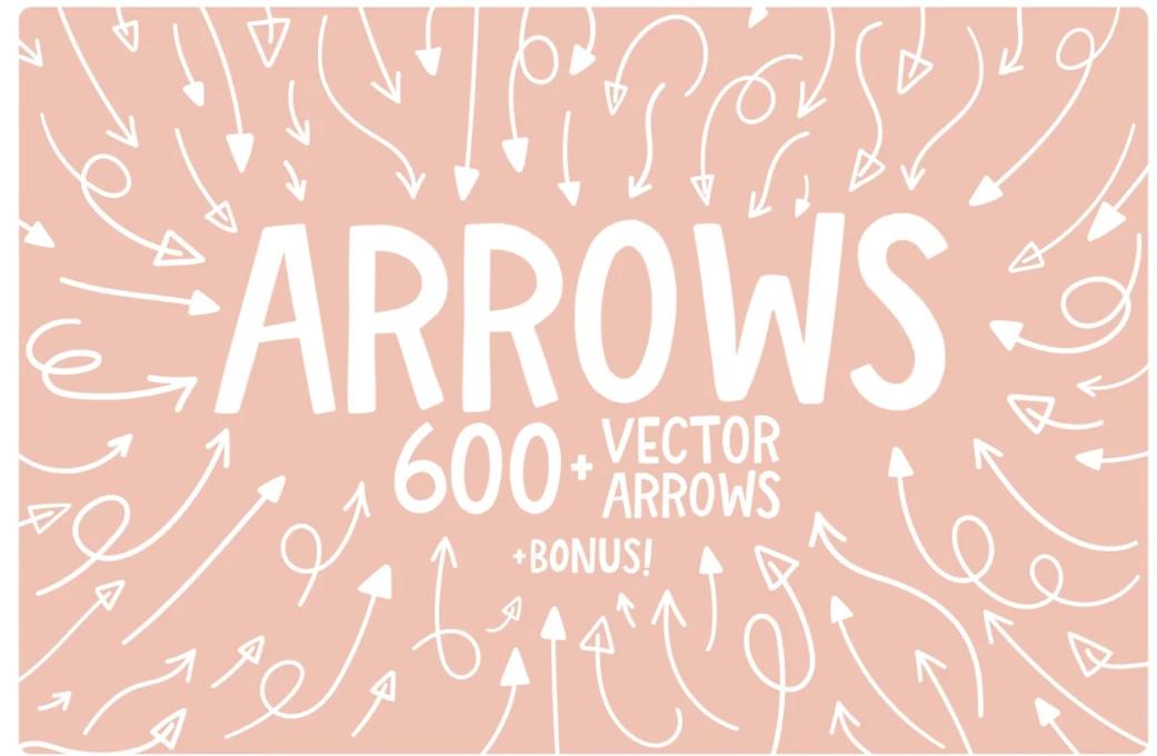 600 Unique Arrow Vector Designs
