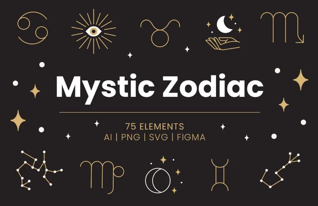 75 Mystic Zodiac Elements